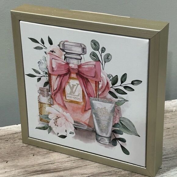 Louis Vuitton Floral Perfume Canvas with Pink and Gold NWT - Picture 4 of 6